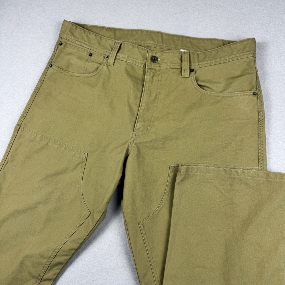 Filson Dry Tin Double Front Pant 38x34 Beige Workwear Gorp Canvas 5-Pocket
